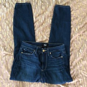 Paige Hoxton High Waist Skinny Ankle Jeans